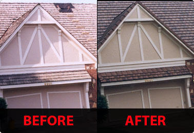 BEFORE AND AFTER SHINGLE ROOF