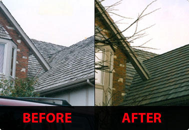 BEFORE AND AFTER SHINGLE ROOF